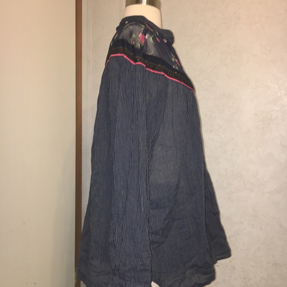 Free People Gauzy Oversized Blouse - XS - Picture 2 of 6